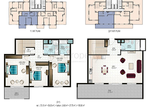 شقق بغرفة نوم واحدة وشقق بثلاث غرف نوم للبيع في ألانيا 