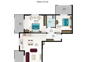 شقق بغرفة نوم واحدة وشقق بثلاث غرف نوم للبيع في ألانيا 