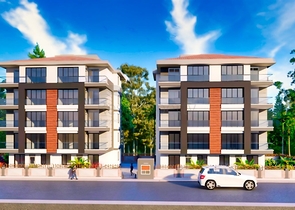 شقق فسيحة 2 + 1 قيد الإنشاء في مراد باشا أنطاليا