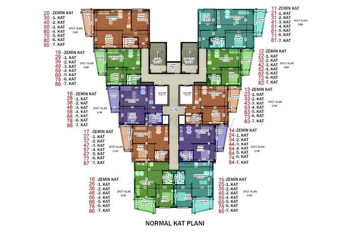 بالتقسيط دون فوائد -شقق ضمن مجمع سكني قيد الانشاء -في افسلار / الانيا 