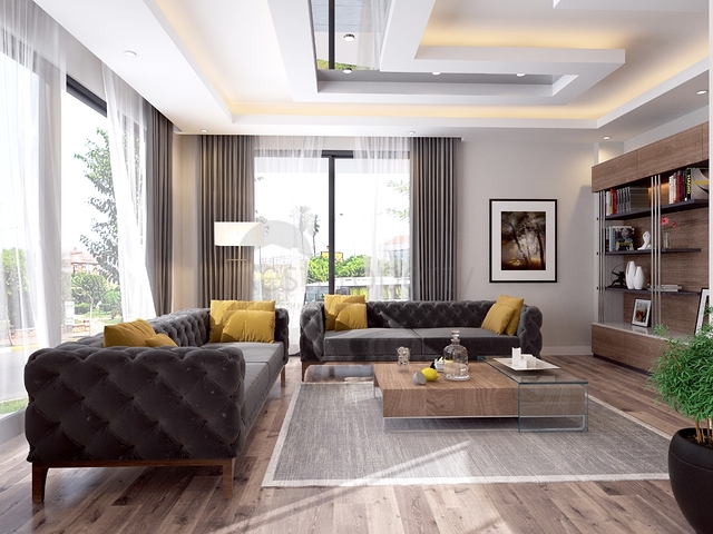 فلل 4 + 1 مع مسبح خاص في قادرية بيليك