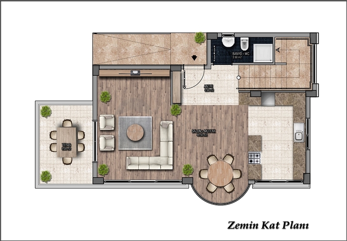 فلل 4 + 1 مع مسبح خاص في قادرية بيليك