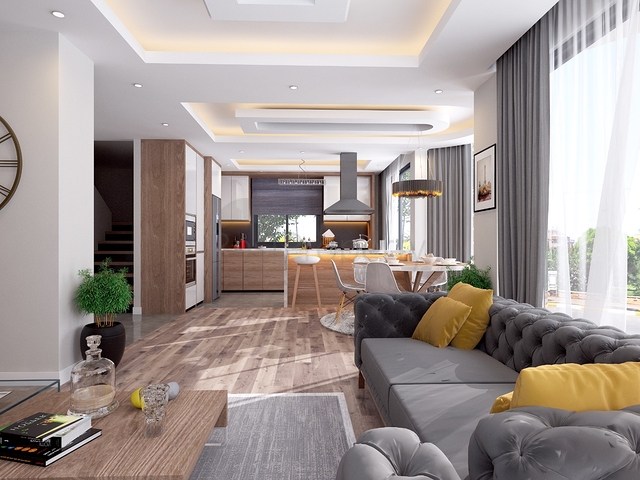 فلل 4 + 1 مع مسبح خاص في قادرية بيليك