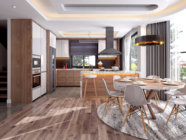 فلل 4 + 1 مع مسبح خاص في قادرية بيليك