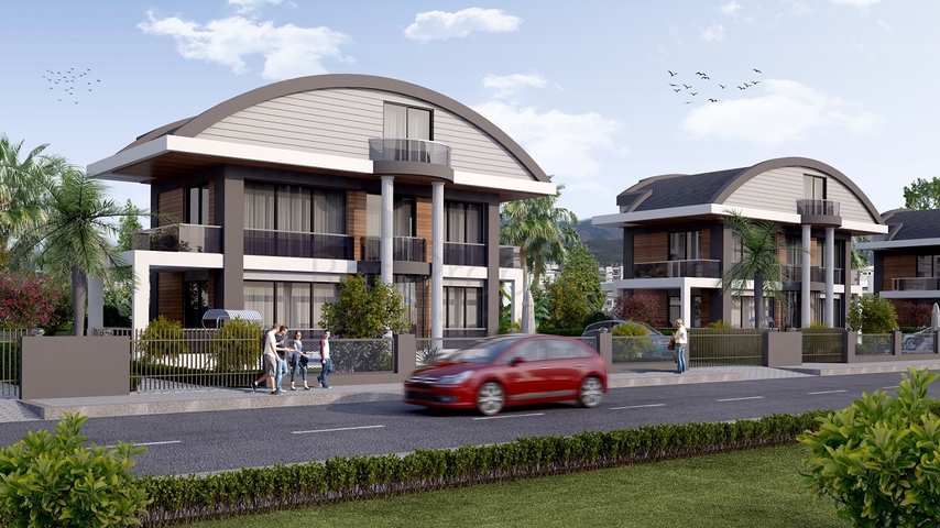 فلل 4 + 1 مع مسبح خاص في قادرية بيليك