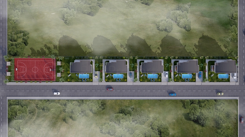 فلل 4 + 1 مع مسبح خاص في قادرية بيليك