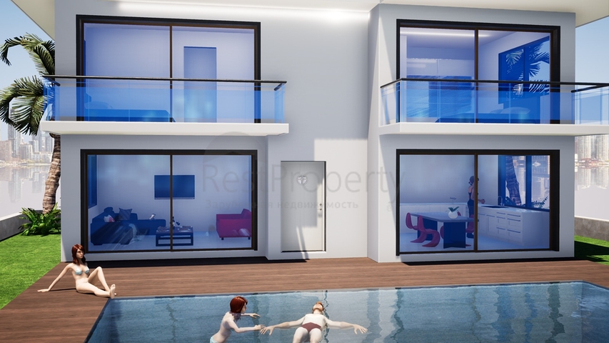 فيلا منفصلة 4 + 1 مع مسبح خاص في بيليك