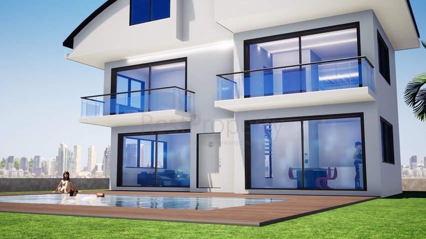 فيلا منفصلة 4 + 1 مع مسبح خاص في بيليك