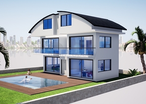 فيلا منفصلة 4 + 1 مع مسبح خاص في بيليك