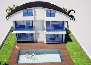 فيلا منفصلة 4 + 1 مع مسبح خاص في بيليك