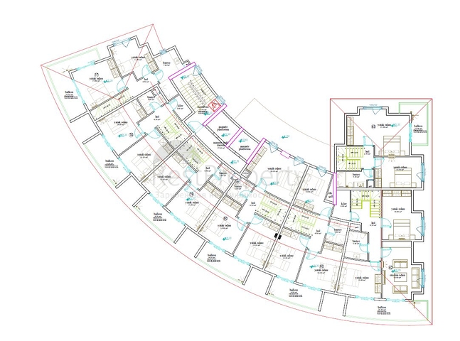 شقق حديثة - غرفة وصالة - مفروشة في مهموتلار / الانيا 