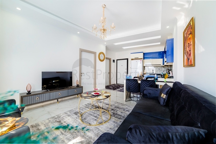 شقق حديثة - غرفة وصالة - مفروشة في مهموتلار / الانيا 