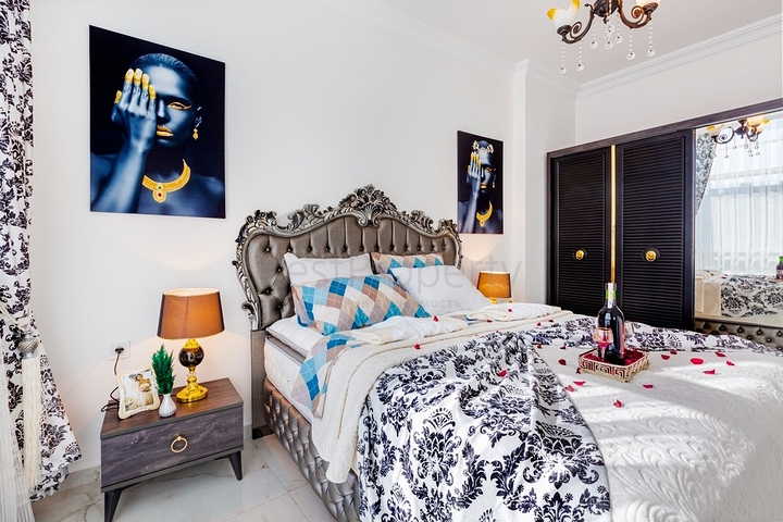 شقق حديثة - غرفة وصالة - مفروشة في مهموتلار / الانيا 