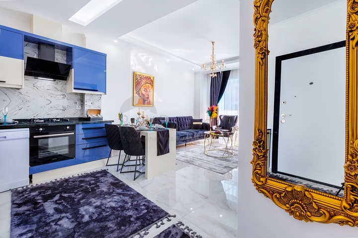 شقق حديثة - غرفة وصالة - مفروشة في مهموتلار / الانيا 