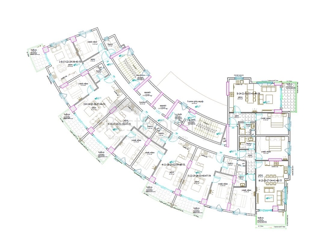 شقق حديثة - غرفة وصالة - مفروشة في مهموتلار / الانيا 