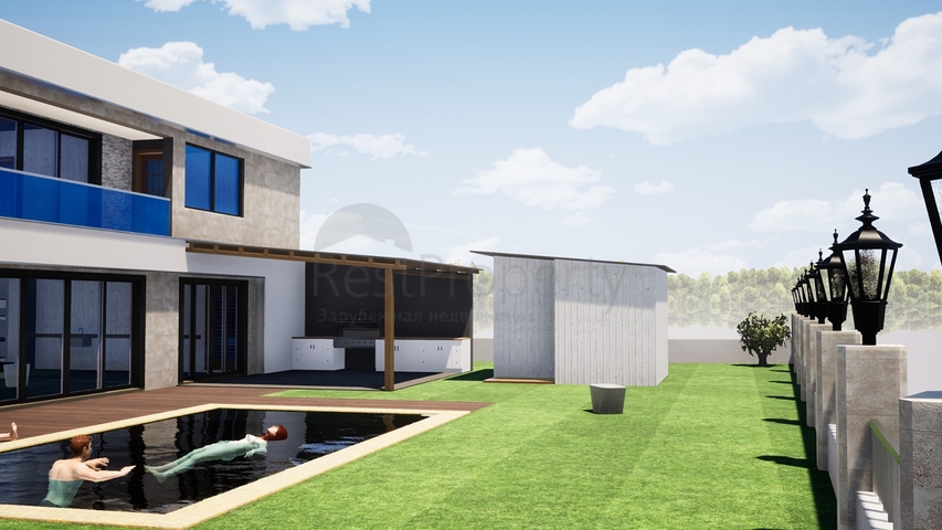 فيلا فسيحة 4 + 1 مع مسبح خاص في بيليك