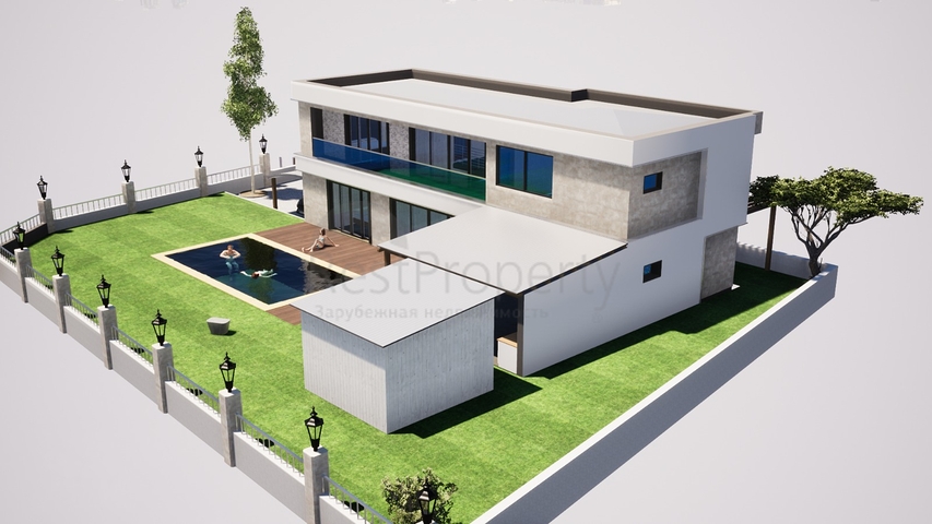 فيلا فسيحة 4 + 1 مع مسبح خاص في بيليك