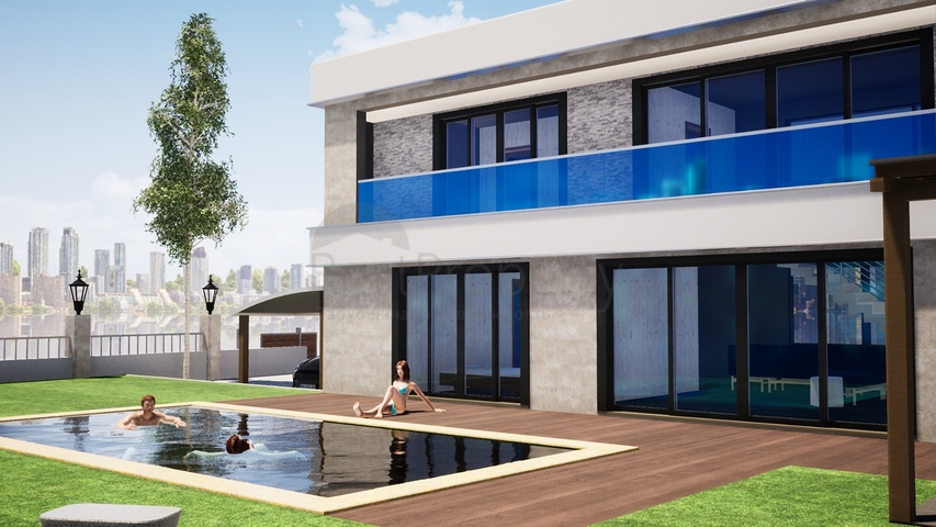 فيلا فسيحة 4 + 1 مع مسبح خاص في بيليك