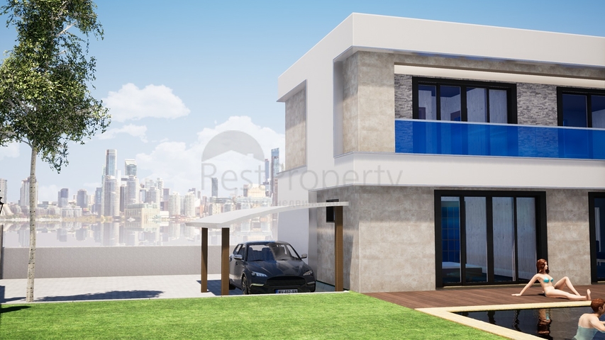 فيلا فسيحة 4 + 1 مع مسبح خاص في بيليك