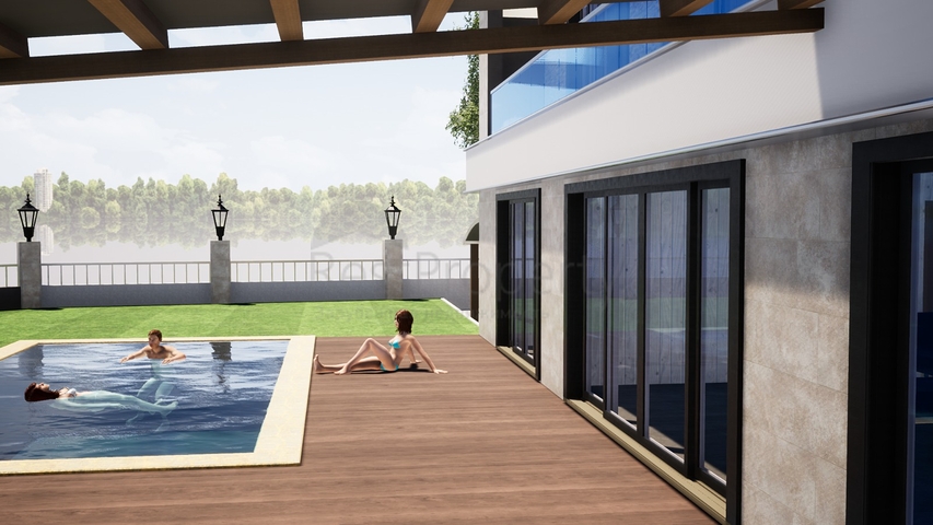 فيلا فسيحة 4 + 1 مع مسبح خاص في بيليك