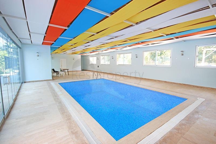 موقع مميز - تراس واسع - 3 غرف وصالة مفروشة - في مهموتلار / الانيا 