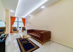 موقع مميز - تراس واسع - 3 غرف وصالة مفروشة - في مهموتلار / الانيا 