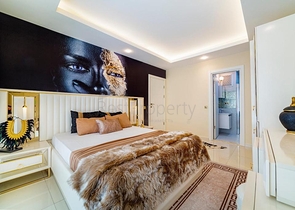 موقع مميز - تراس واسع - 3 غرف وصالة مفروشة - في مهموتلار / الانيا 