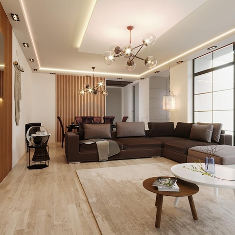 فلل 4 + 1 في المرحلة النهائية من البناء في انطاليا