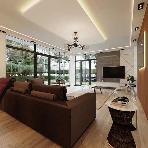 فلل 4 + 1 في المرحلة النهائية من البناء في انطاليا