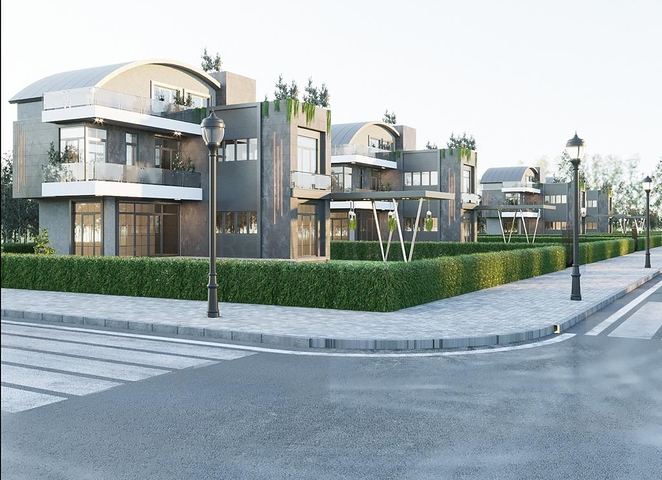 فلل 4 + 1 في المرحلة النهائية من البناء في انطاليا