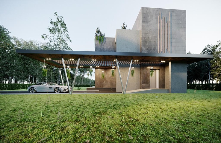 فلل 4 + 1 في المرحلة النهائية من البناء في انطاليا