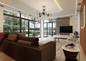 فلل 4 + 1 في المرحلة النهائية من البناء في انطاليا