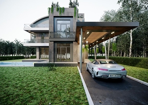 فلل 4 + 1 في المرحلة النهائية من البناء في انطاليا