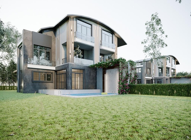 فلل 4 + 1 مع مسبح خاص في قادرية بيليك