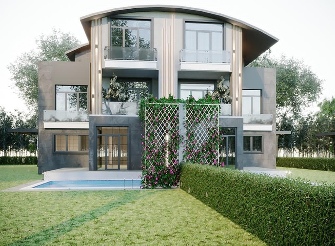 فلل 4 + 1 مع مسبح خاص في قادرية بيليك