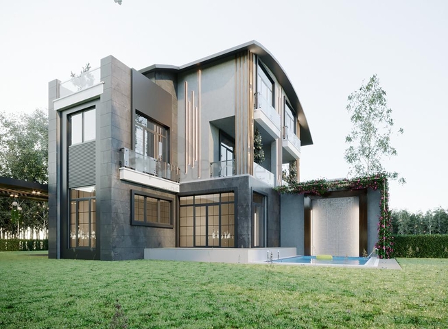 فلل 4 + 1 مع مسبح خاص في قادرية بيليك