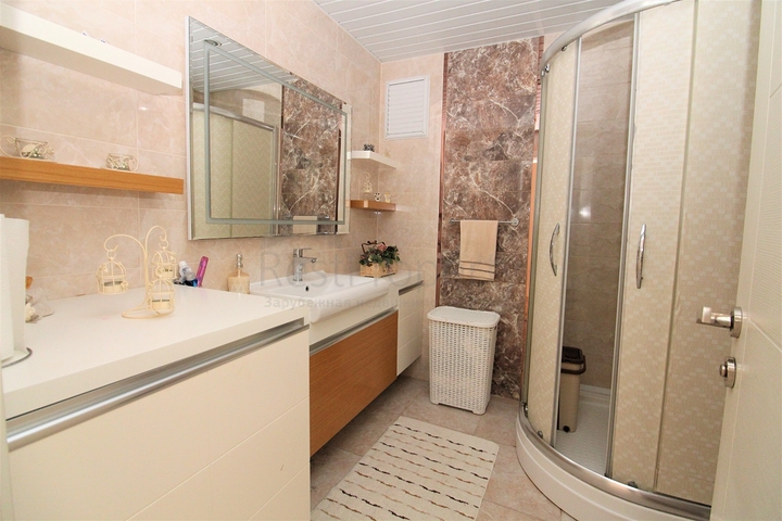 اطلالة مفتوحة -شقة عائلية 2 غرفة وصالة - فرش انيق -في مهموتلار / الانيا 