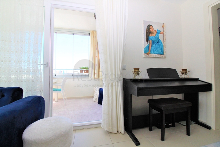 اطلالة مفتوحة -شقة عائلية 2 غرفة وصالة - فرش انيق -في مهموتلار / الانيا 