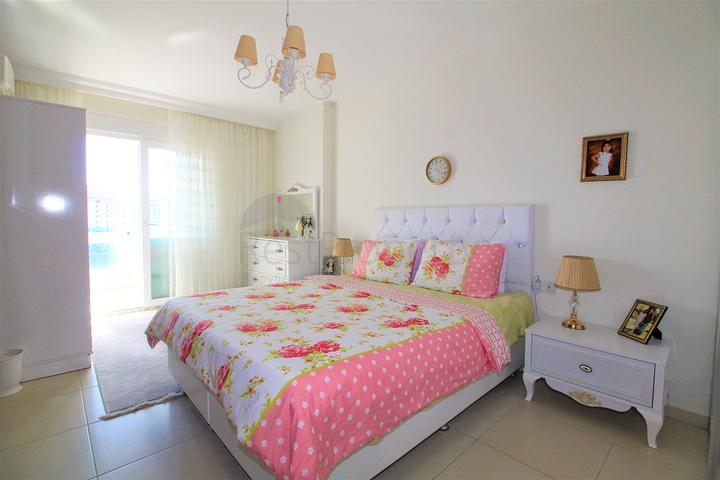 اطلالة مفتوحة -شقة عائلية 2 غرفة وصالة - فرش انيق -في مهموتلار / الانيا 