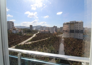 اطلالة مفتوحة -شقة عائلية 2 غرفة وصالة - فرش انيق -في مهموتلار / الانيا 