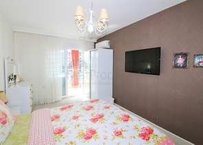 اطلالة مفتوحة -شقة عائلية 2 غرفة وصالة - فرش انيق -في مهموتلار / الانيا 