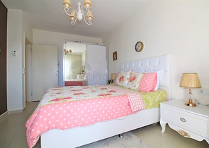 اطلالة مفتوحة -شقة عائلية 2 غرفة وصالة - فرش انيق -في مهموتلار / الانيا 