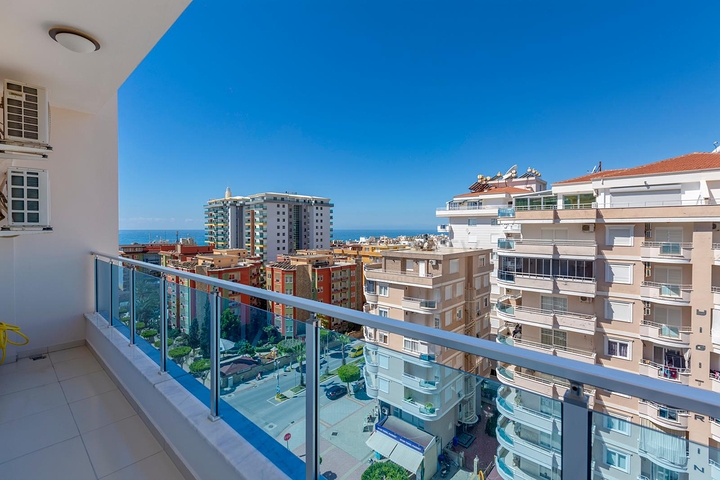 اطلالة بحر -شقة فاخرة 2 غرفة وصالة - في مهموتلار / الانيا 