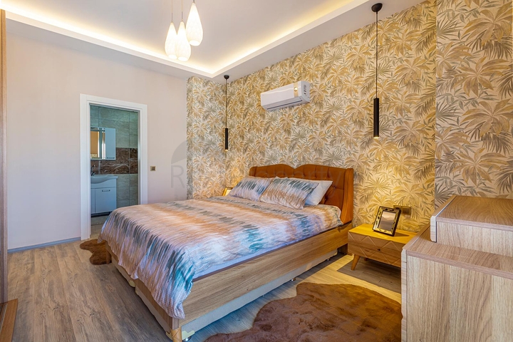 اطلالة بحر -شقة فاخرة 2 غرفة وصالة - في مهموتلار / الانيا 