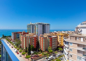 اطلالة بحر -شقة فاخرة 2 غرفة وصالة - في مهموتلار / الانيا 