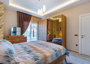 اطلالة بحر -شقة فاخرة 2 غرفة وصالة - في مهموتلار / الانيا 