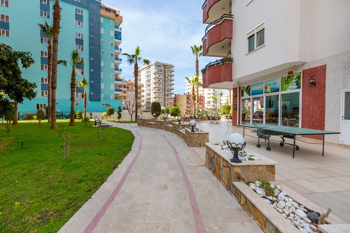 اطلالة بحر - شقة عائلية واسعة - غرفتين وصالة -مهموتلار / الانيا 