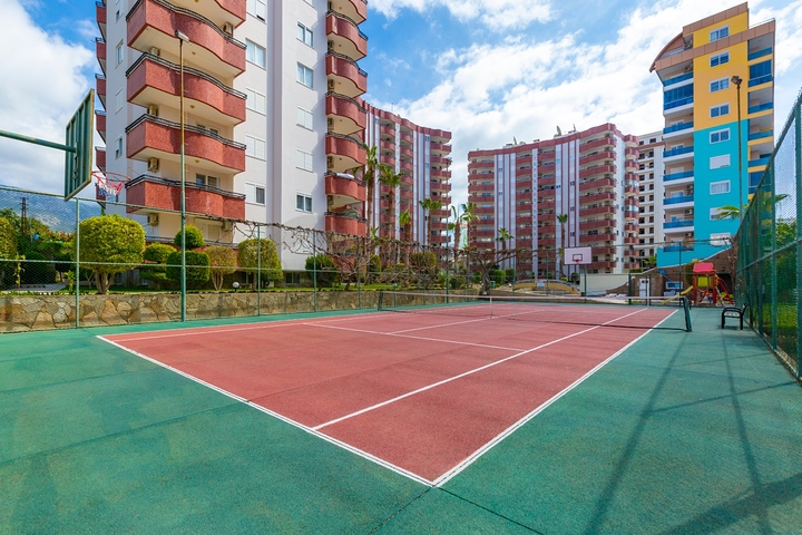 اطلالة بحر - شقة عائلية واسعة - غرفتين وصالة -مهموتلار / الانيا 