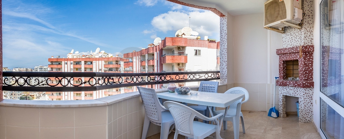 اطلالة بحر - شقة عائلية واسعة - غرفتين وصالة -مهموتلار / الانيا 