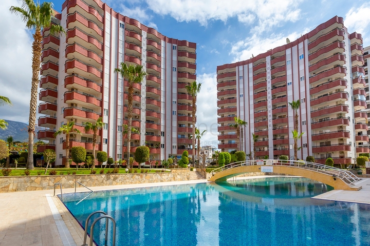 اطلالة بحر - شقة عائلية واسعة - غرفتين وصالة -مهموتلار / الانيا 